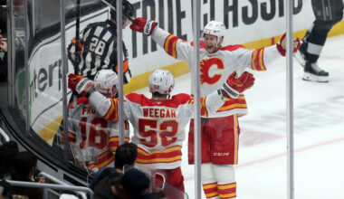 Flames Top Kings 2-1 in Overtime - The Hockey Writers - Calgary Flames
