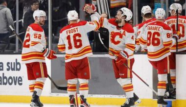 Morgan Frost scores in OT to lift Flames past the Kings 2-1 - Calgary