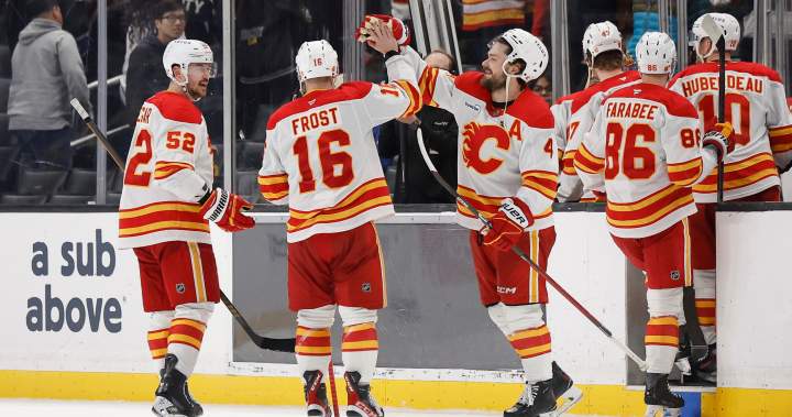 Morgan Frost scores in OT to lift Flames past the Kings 2-1 - Calgary