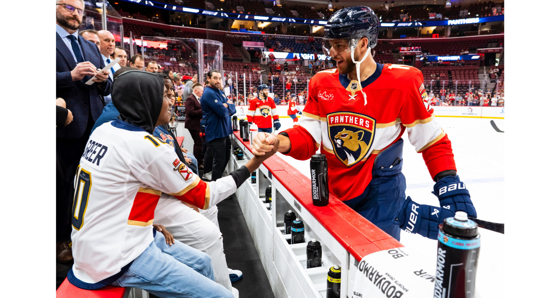 AutoNation and Florida Panthers Deliver Hope to Pediatric Cancer Patients at Joe DiMaggio Children's Hospital