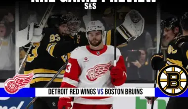 GAME PREVIEW Detroit Red Wings vs Boston Bruins