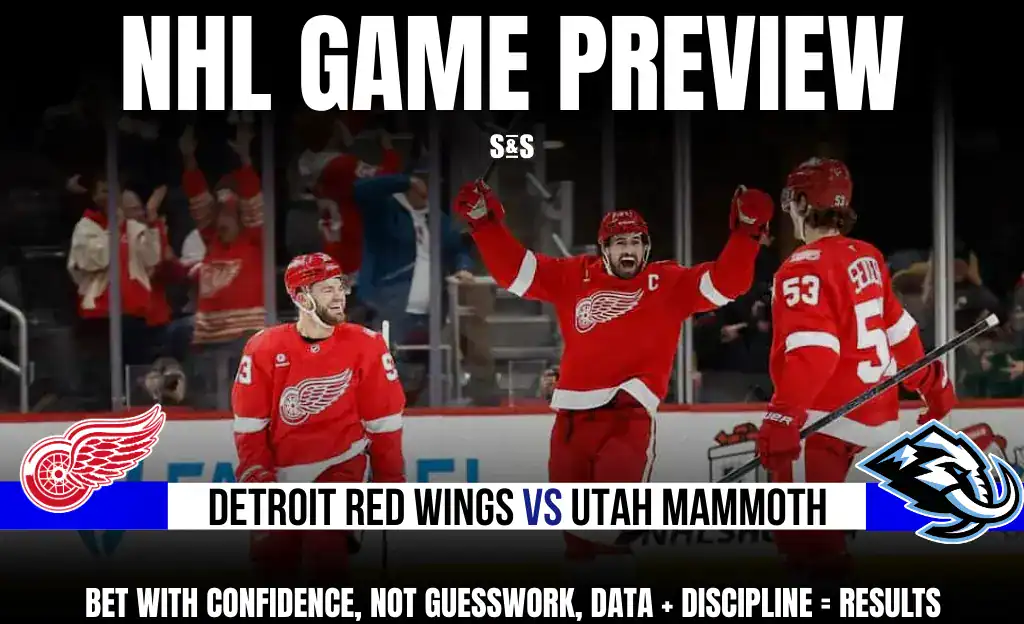 GAME PREVIEW Detroit Red Wings vs Utah Mammoth