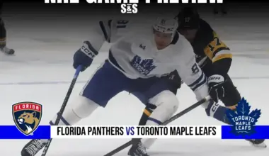 GAME PREVIEW Florida Panthers vs Toronto Maple Leafs