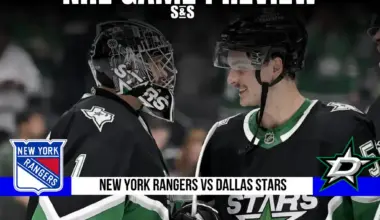 GAME PREVIEW New York Rangers vs Dallas Stars