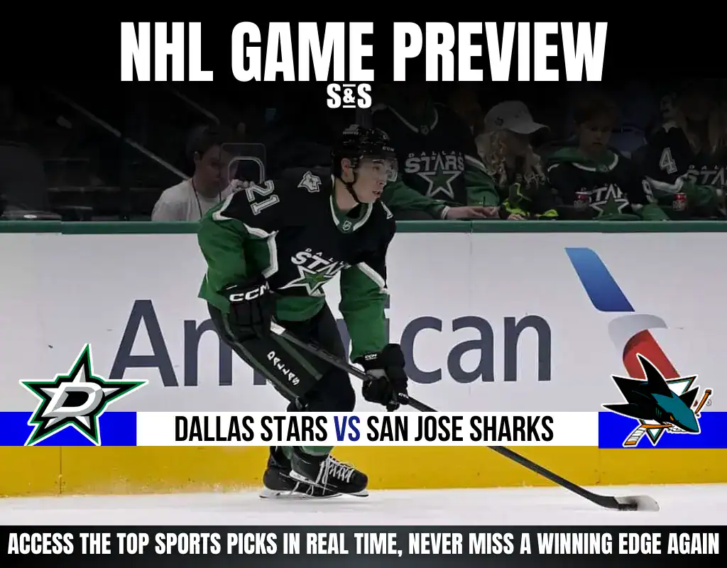 GAME PREVIEWDallas Stars vs San Jose Sharks