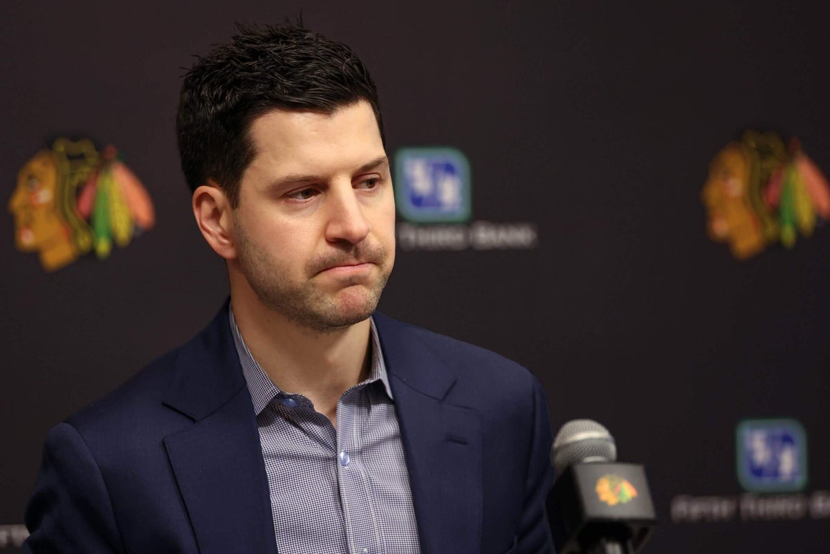 Blackhawks GM Kyle Davidson isn’t ready to say ‘I told you so’ — not yet, at least