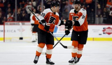 Flyers’ Michkov, Couturier have been scoring more of late. It must continue