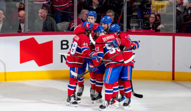 The Canadiens are first in the Atlantic Division in points per game