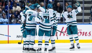 Sharks stun Maple Leafs in overtime by ‘playing for each other’ – NBC Sports Bay Area & California