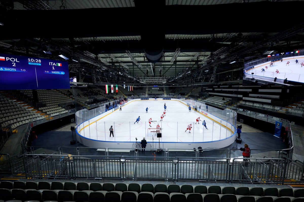 Olympic officials say smaller hockey rink ‘exactly what it should be,’ acknowledge arena delays
