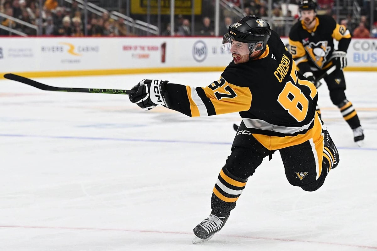 Sidney Crosby makes history and leads Penguins to a much-needed win
