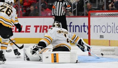 Jeremy Swayman pulled, Bruins’ comeback bid falls short