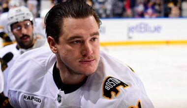 Nikita Zadorov stepping up on, off ice in Year 2 with Bruins