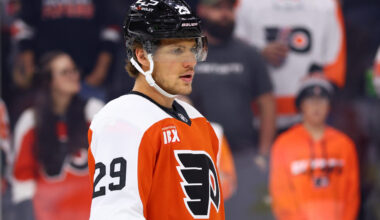 Flyers unveil first lineup since Tyson Foerster injury