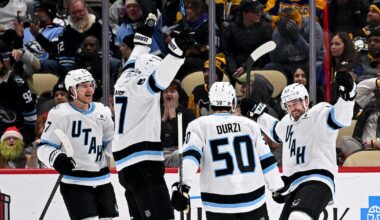 Dylan Guenther scores in OT to complete Mammoth’s comeback win over reeling Penguins