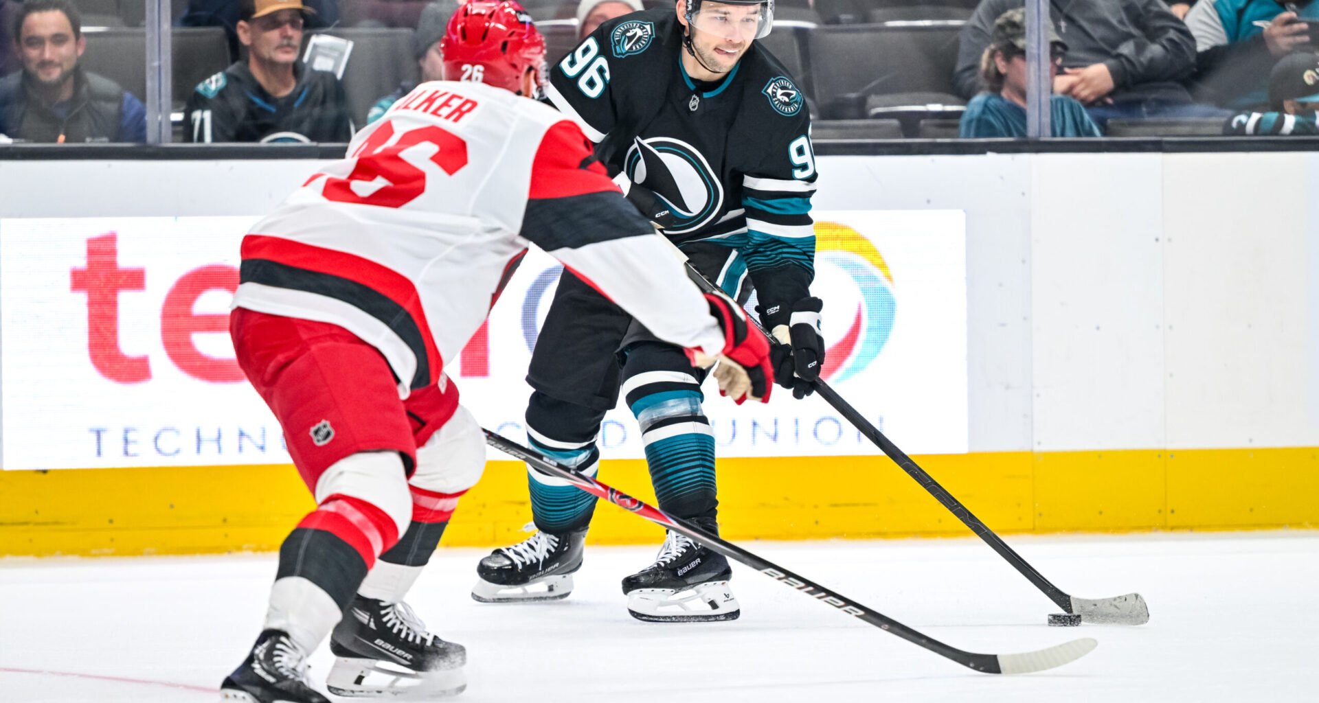 Celebrini Plays 100th Game, Leads Sharks Past Hurricanes; Klingberg Gets GWG