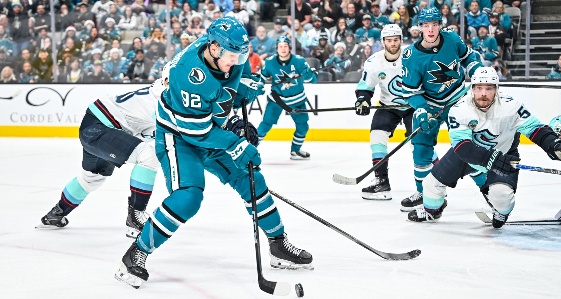 Chernyshov Scores First NHL Goal; Sharks Snap Losing Streak v. Canucks