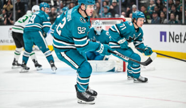 Sharks' Warsofsky, Celebrini Talk Chernyshov's Instant Impact