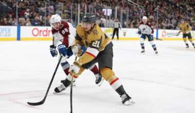 Golden Knights blow multiple leads, fall short in thrilling shootout loss to league-best Avalanche