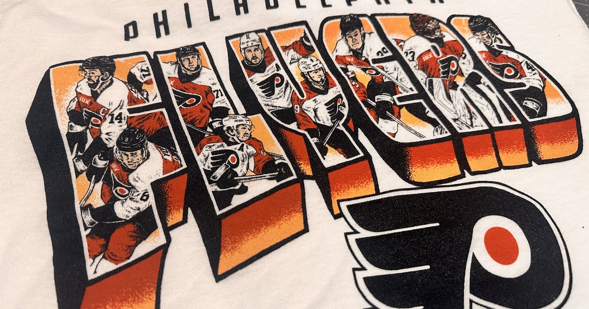 How a local artist tied together the Flyers, Springsteen, and vintage postcards