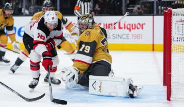 7 Observations: Golden Knights Fall to Devils in Goaltending Duel