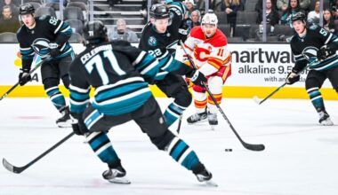 Chernyshov Makes NHL Debut: Celebrini's 4 Points Power Sharks to 6-3 Win