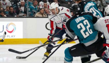 Quick bites: Capitals score seven in win over Sharks