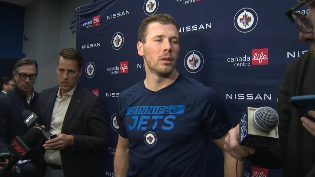 Click to play video: 'RAW: Winnipeg Jets Cole Koepke Interview – Dec. 5'