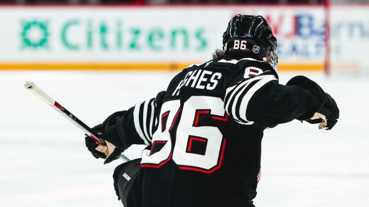Tate McRae Watches Jack Hughes’ Return