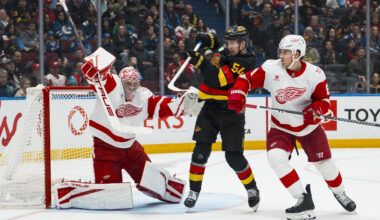 John Gibson's 39 Saves Lead Red Wings to 4-0 Victory Over Canucks - The Hockey Writers - Detroit Red Wings