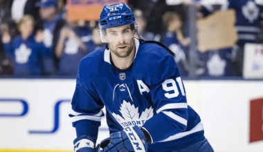 John Tavares of the Toronto Maple Leafs