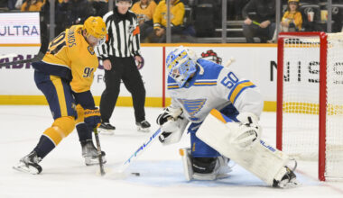 Steven Stamkos Scores 4 Goals, Predators Win 7-2 vs. Blues - The Hockey Writers -
