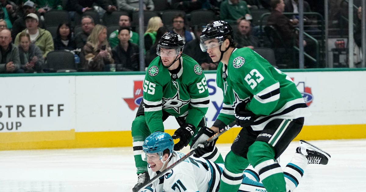 Robertson, Dallas look to stay hot against Celebrini, San Jose