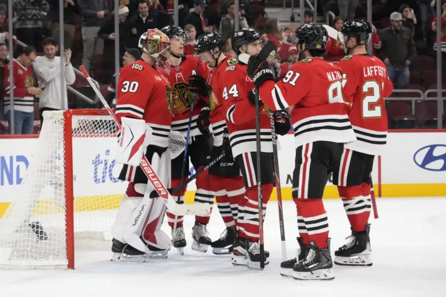 RECAP: Knight's 21-save shutout propels Blackhawks 3-0 over the Rangers