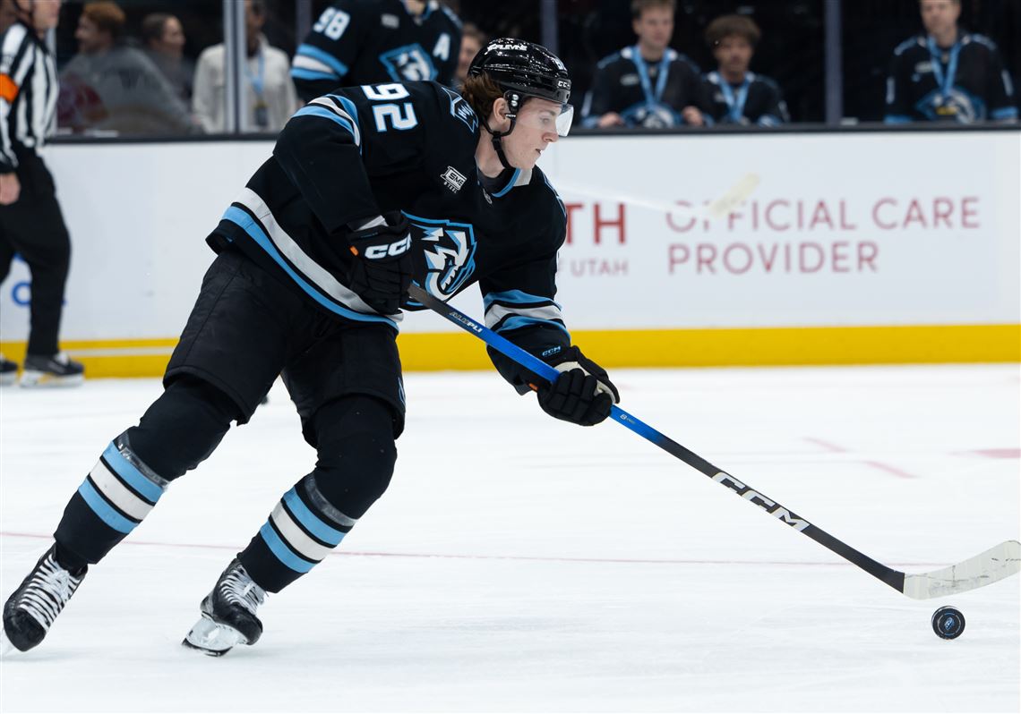 West Mifflin native, Utah Mammoth center Logan Cooley is out at least 8 weeks with a lower-body injury