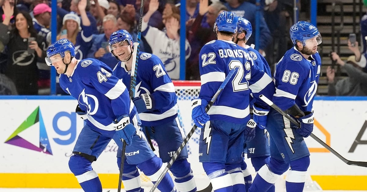 Darren Raddysh has goal, two assists to reach 100 career points as Tampa Bay Lightning beat St. Louis Blues