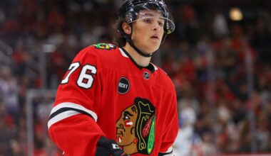 Blackhawks Recall Top Prospect Nick Lardis From AHL