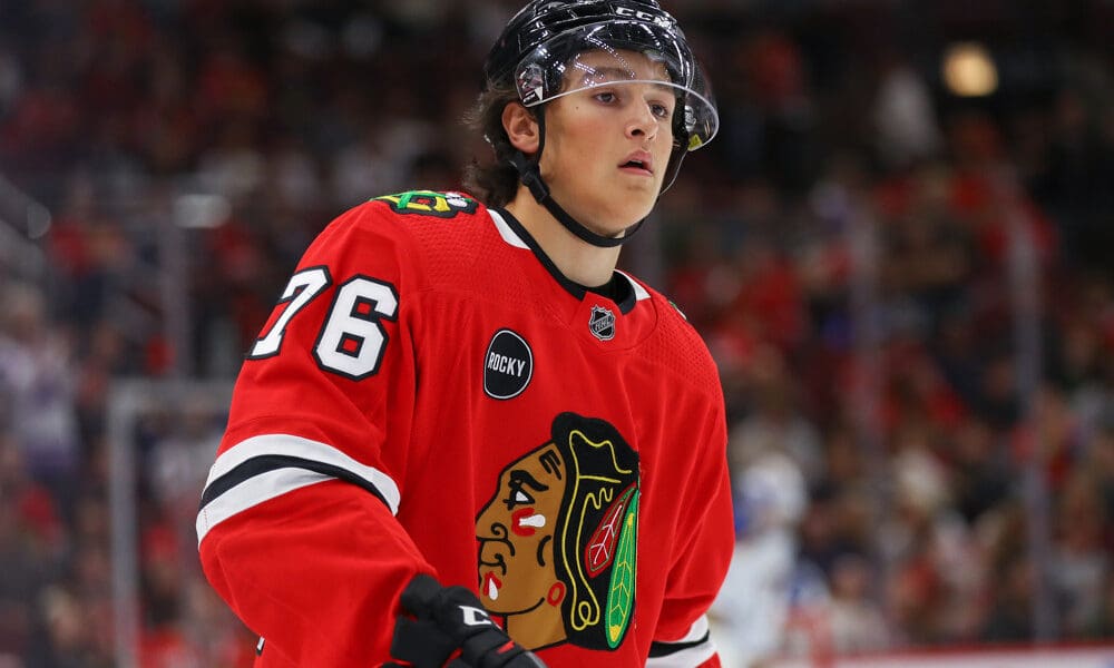 Blackhawks Recall Top Prospect Nick Lardis From AHL