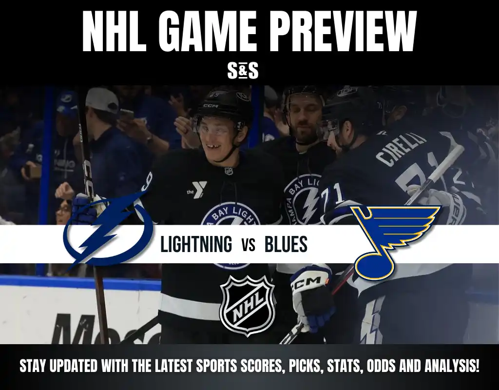 Lightning vs Blues 12 22