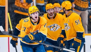 Inside Luke Evangelista’s nifty shot, wild celebration that lifted Predators over Maple Leafs