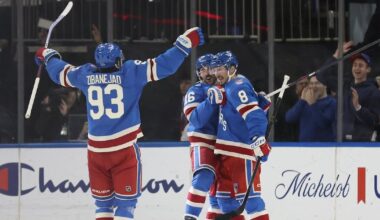 J.T. Miller scores twice, including OT winner, as New York Rangers beat Montreal Canadiens