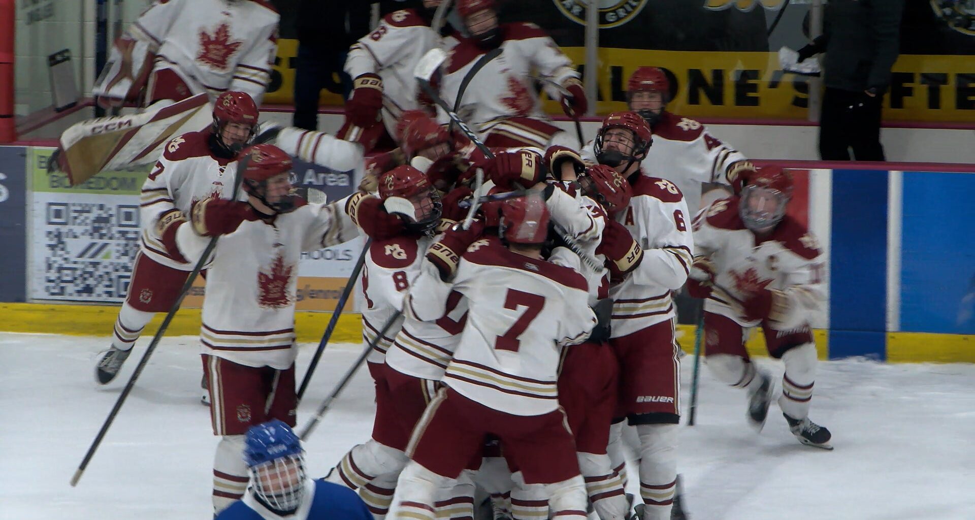 Watch: Maple Grove boys hockey knocks off St. Thomas Academy in overtime