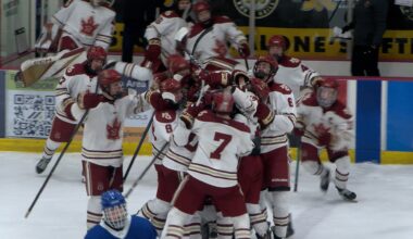 Watch: Maple Grove boys hockey knocks off St. Thomas Academy in overtime
