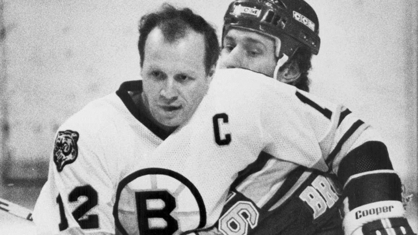 Since his recent move from center to the wing, Mark Kastelic has shown some glimpses of the type of game Bruins legend Wayne Cashman (12) used to shine for 17 seasons in Boston. 