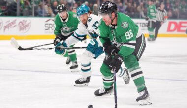 Rantanen helps Stars extend point streak to nine with win over Sharks