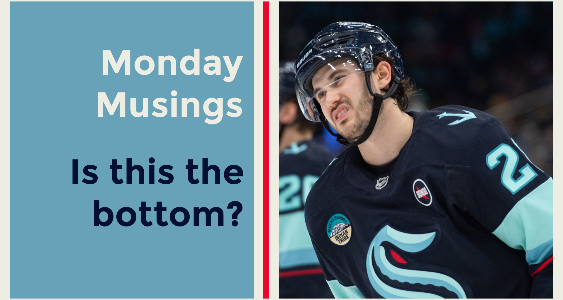 Monday Musings: Is this the bottom for the Seattle Kraken?