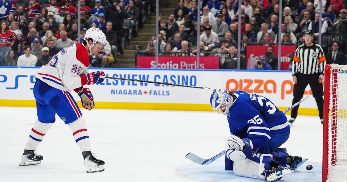 Alexandre Texier scores shootout winner to lift Montreal Canadiens over Toronto Maple Leafs