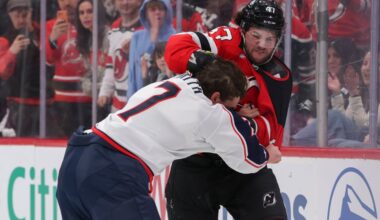 Devils, CBJ Fan Rivalry Flames; The Jack Hughes Problem