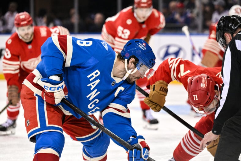 NHL: Detroit Red Wings at New York Rangers