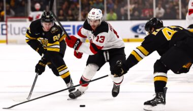 Devils Extend Losing Streak to 5 with Loss In Boston